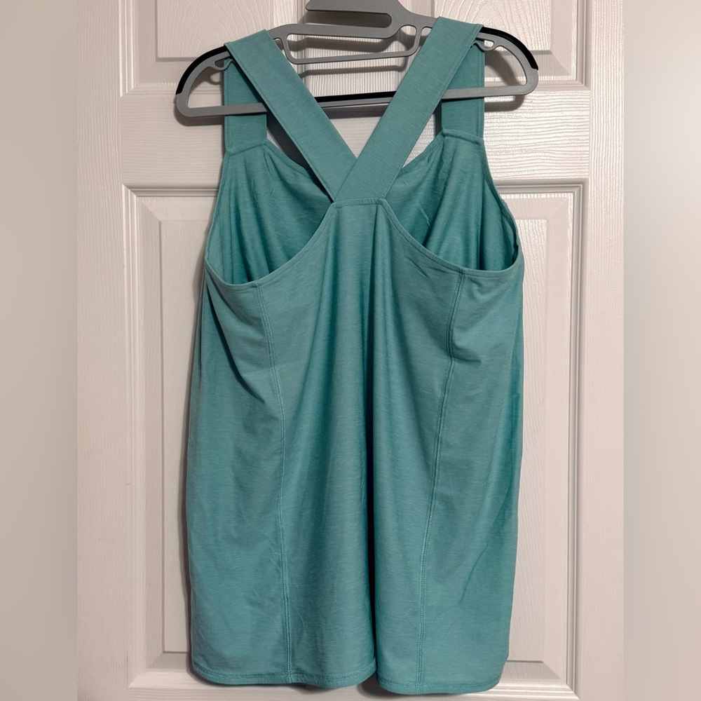 Duluth Trading Co Women's Teal Tank Top - Picture 2 of 5